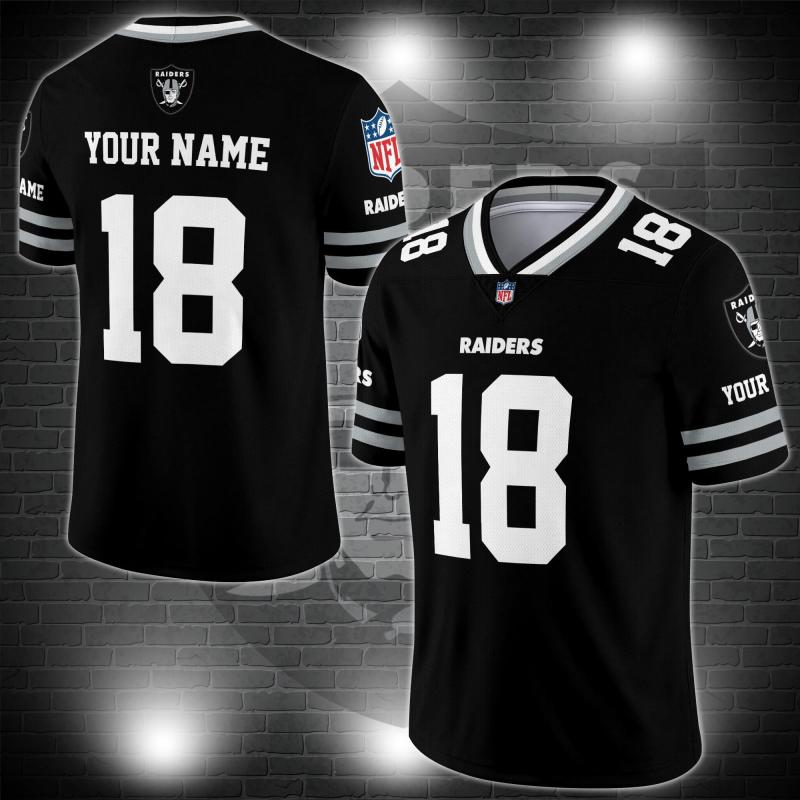 Las Vegas Raiders Personalized V-neck Jersey 1