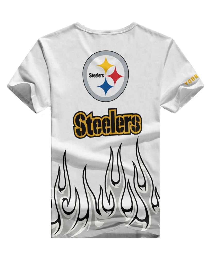 Pittsburgh Steelers V-neck Women T-shirt - Style 2