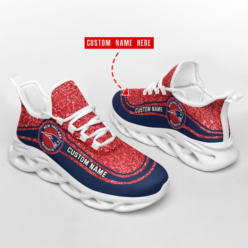 New England Patriots Personalized Yezy Running Sneakers 3