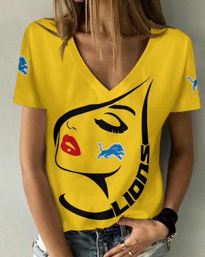 Detroit Lions Summer T-Shirt for Women