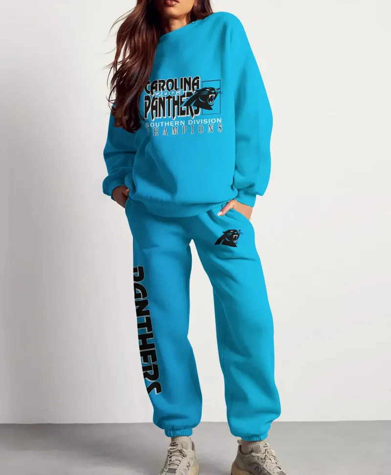 Carolina Panthers Combo 3D Sweatsuit & Sweatpants