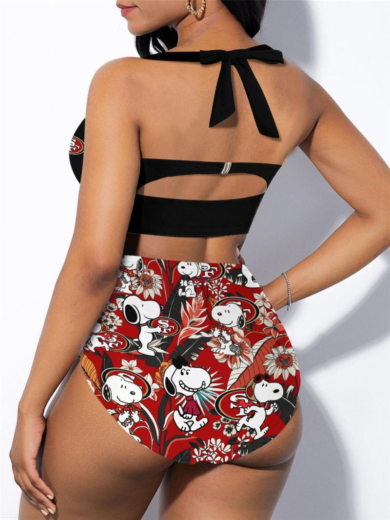 Sexy Print Bikini Swimsuit