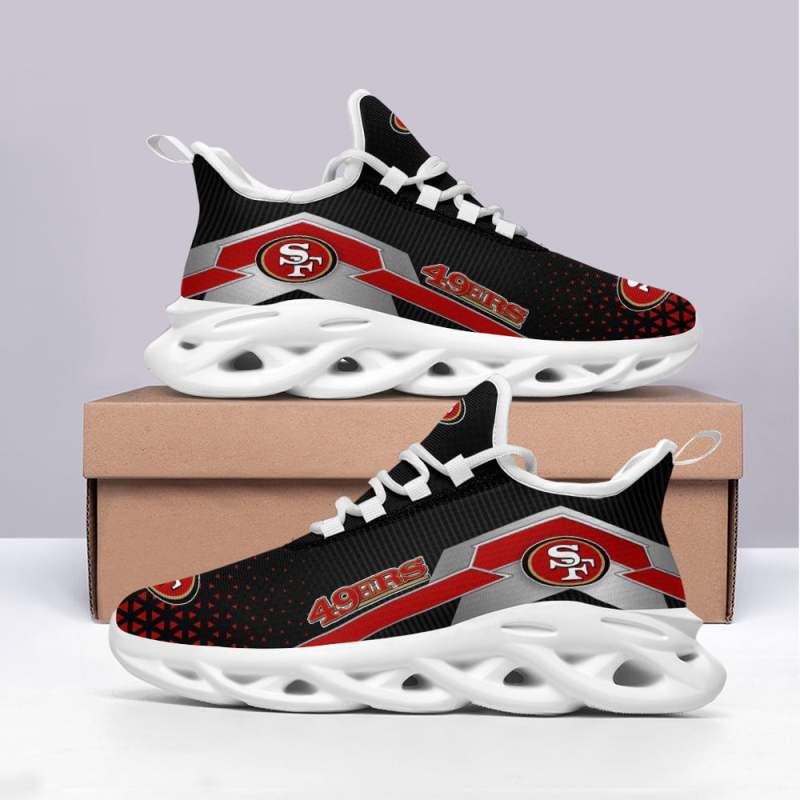 San Francisco 49ers Yezy Running Sneakers Detail