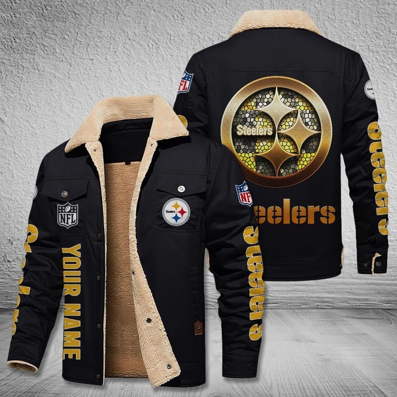 Pittsburgh Steelers Winter Fleece Bomber Jacket