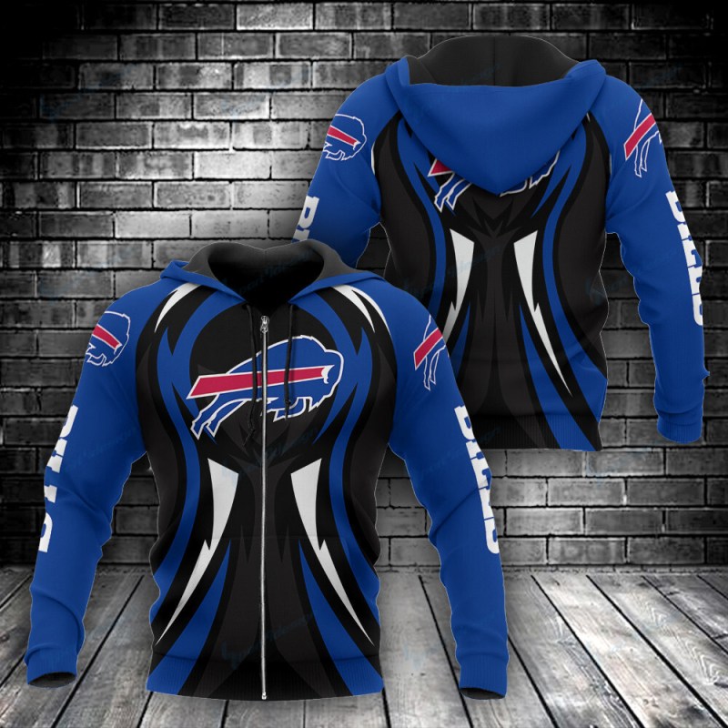 Buffalo Bills Hoodie Close Up