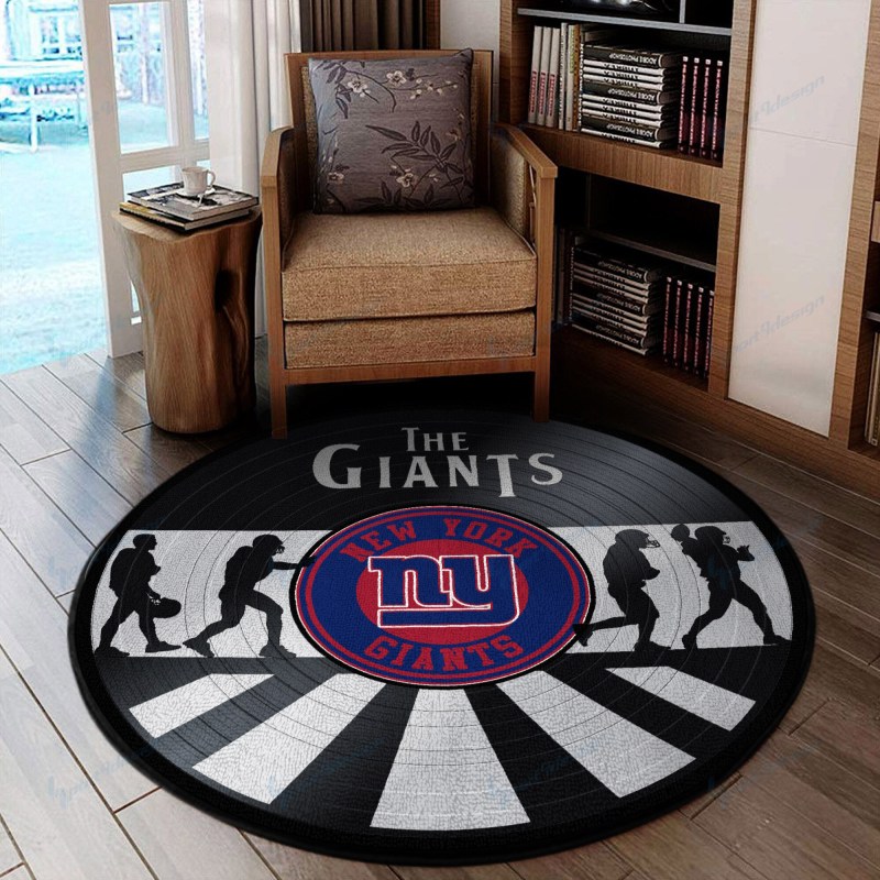 New York Giants Round Rug