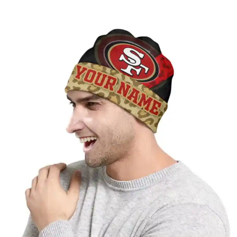 San Francisco 49ers Wool Beanie Side View