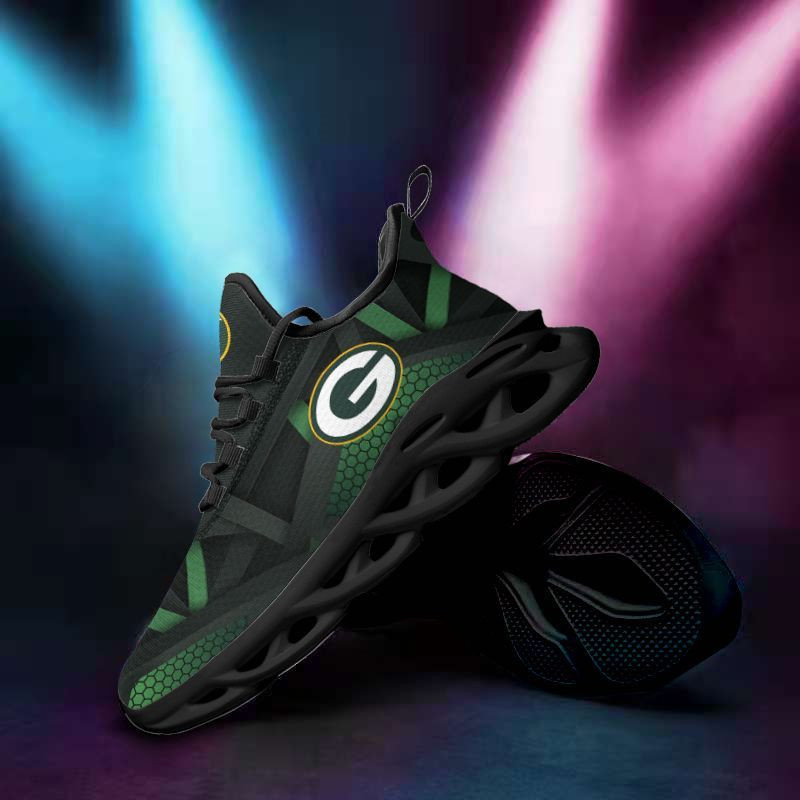 Green Bay Packers Yezy Running Sneakers Top View