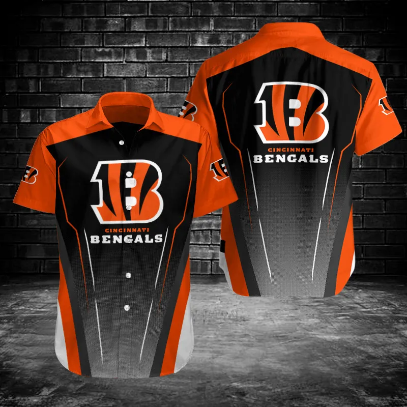 Cincinnati Bengals Button Shirt Size Chart