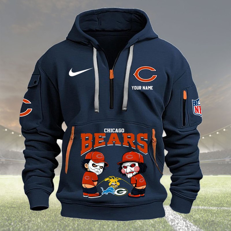Navy Chicago Bears Hoodie
