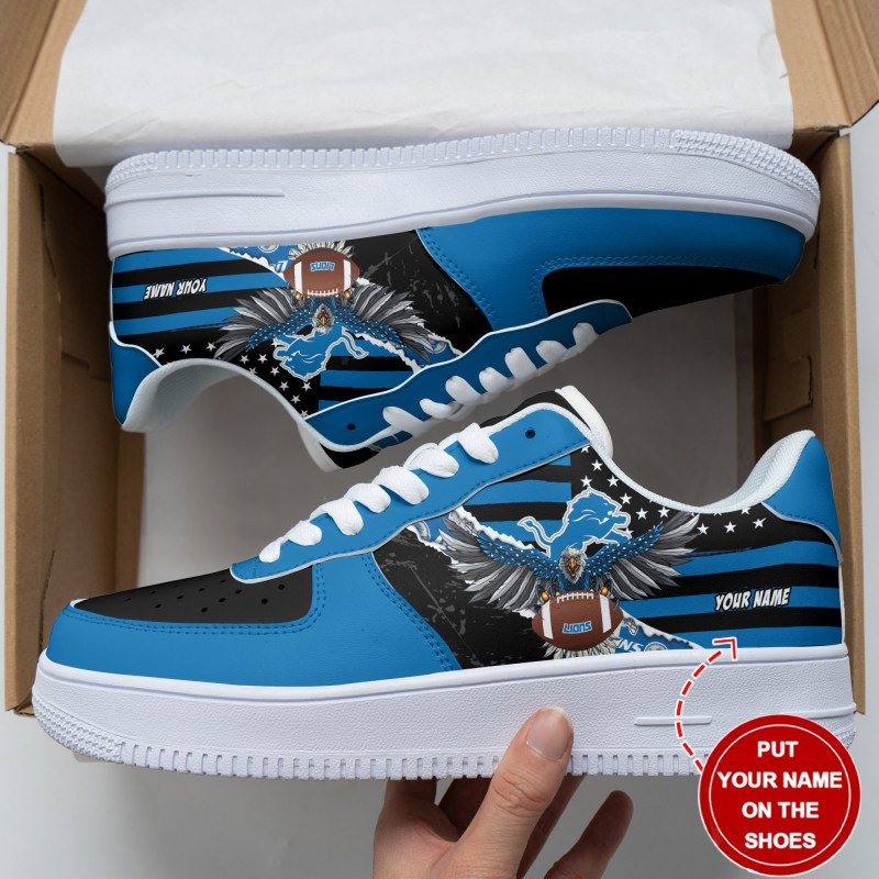 Detroit Lions Personalized AF1 Shoes