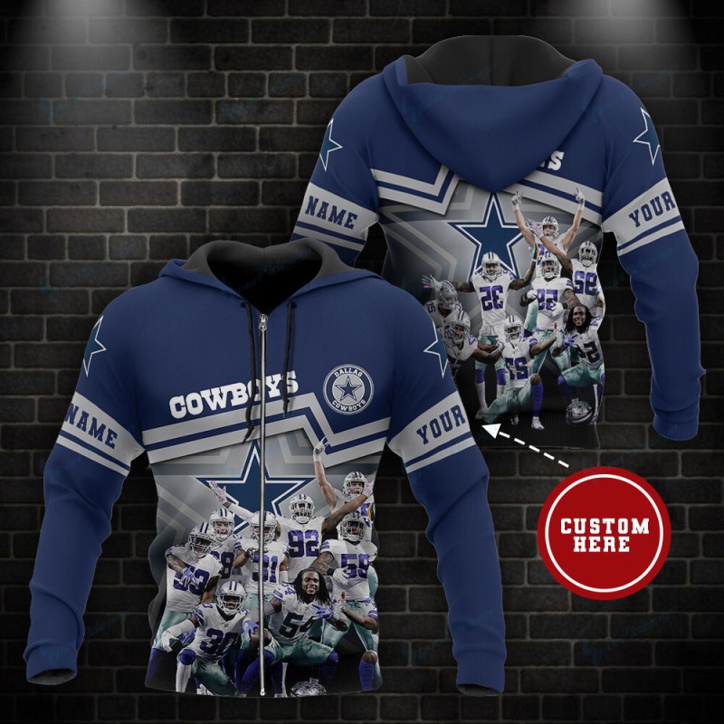 Dallas Cowboys Personalized Hoodie Alternative View