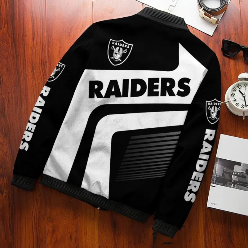 Las Vegas Raiders Bomber Jacket Design