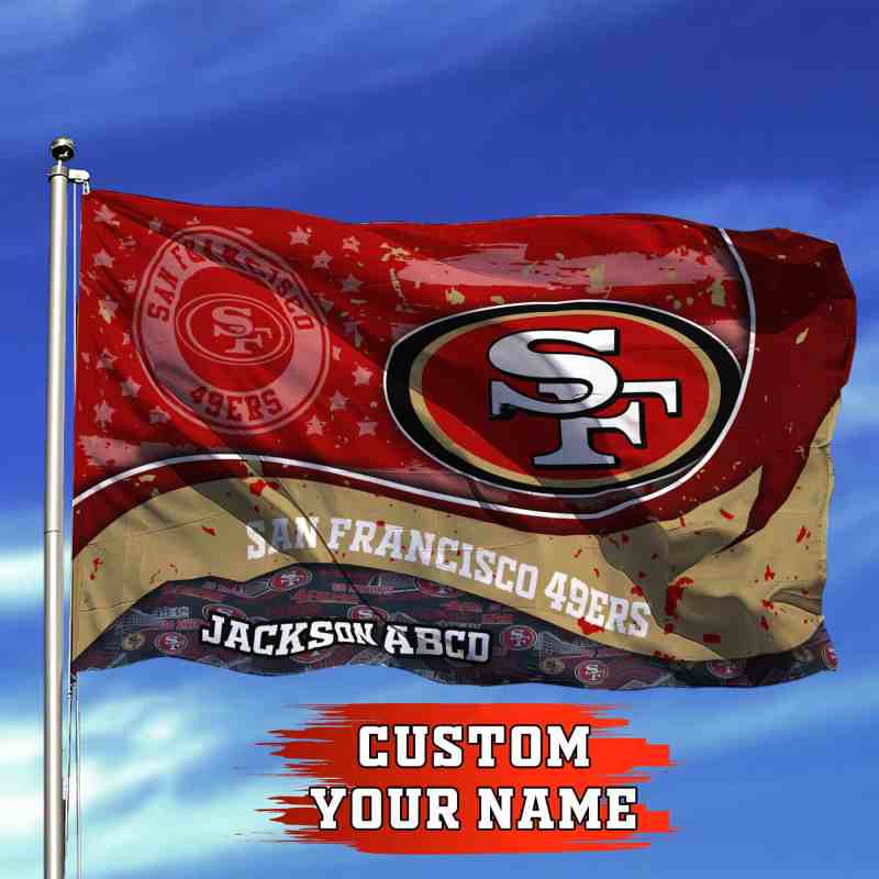 San Francisco 49ers Personalized Flag
