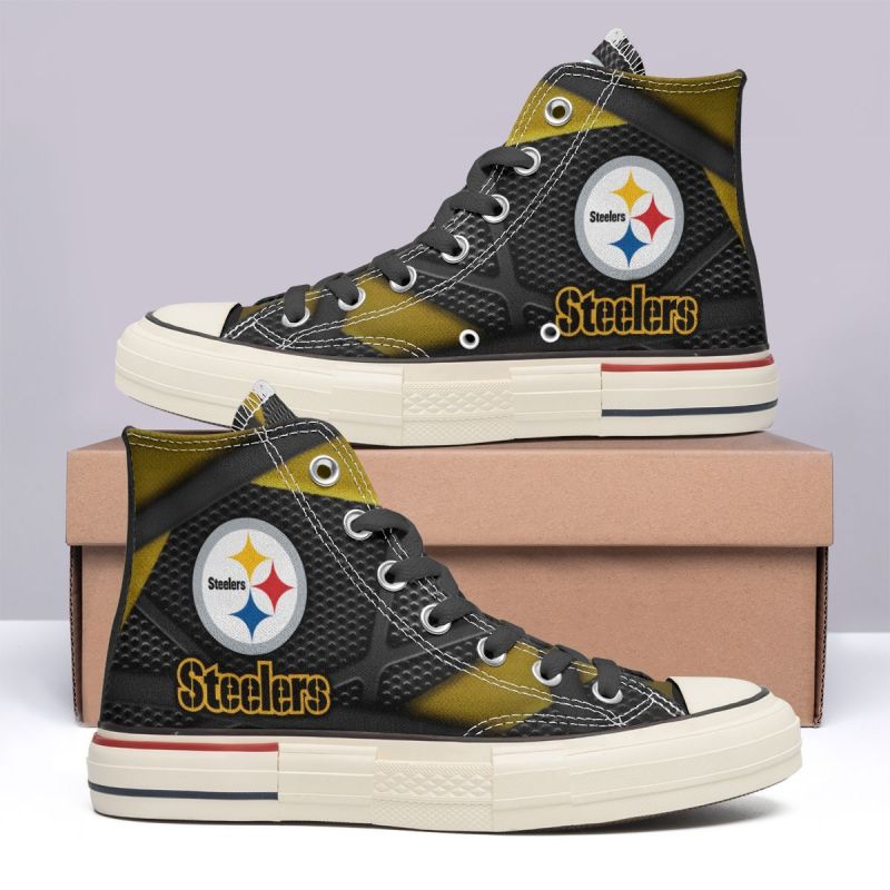 Pittsburgh Steelers High Top Shoes 4