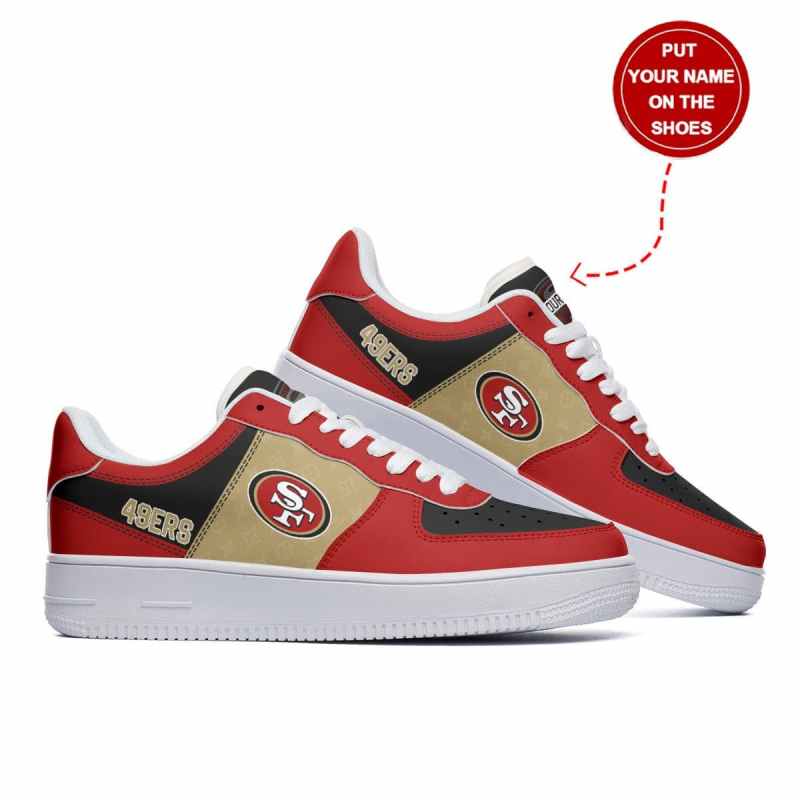 San Francisco 49ers Personalized AF1 Shoes