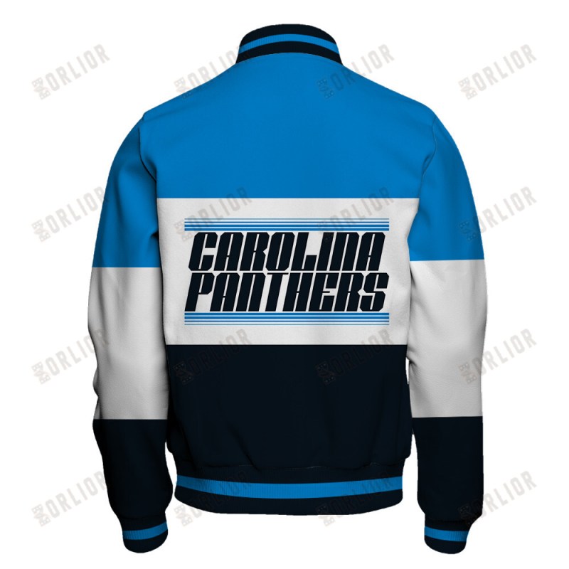 Carolina Panthers Varsity Jacket Detail