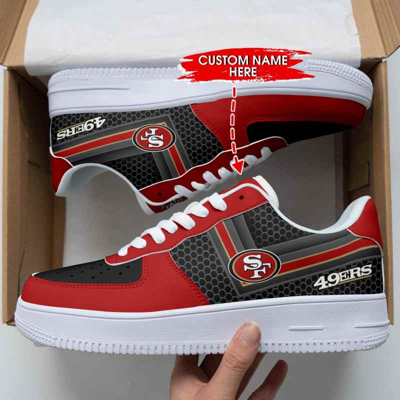 San Francisco 49ers Personalized AF1 Shoes BG338