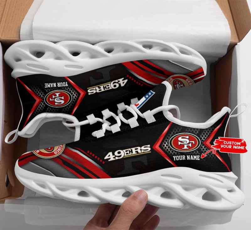 San Francisco 49ers Personalized Yezy Running Sneakers