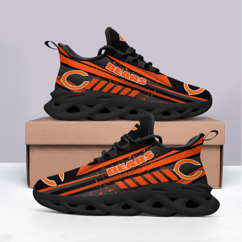 Chicago Bears Yeezy Running Sneakers Top View