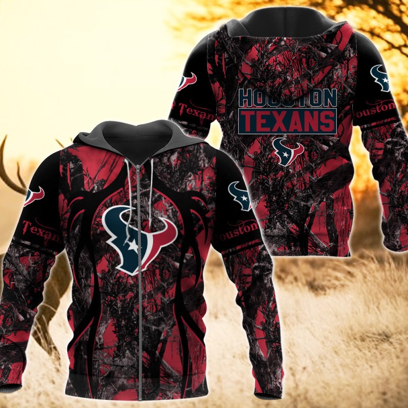 Houston Texans Ugly Christmas Sweater Front View