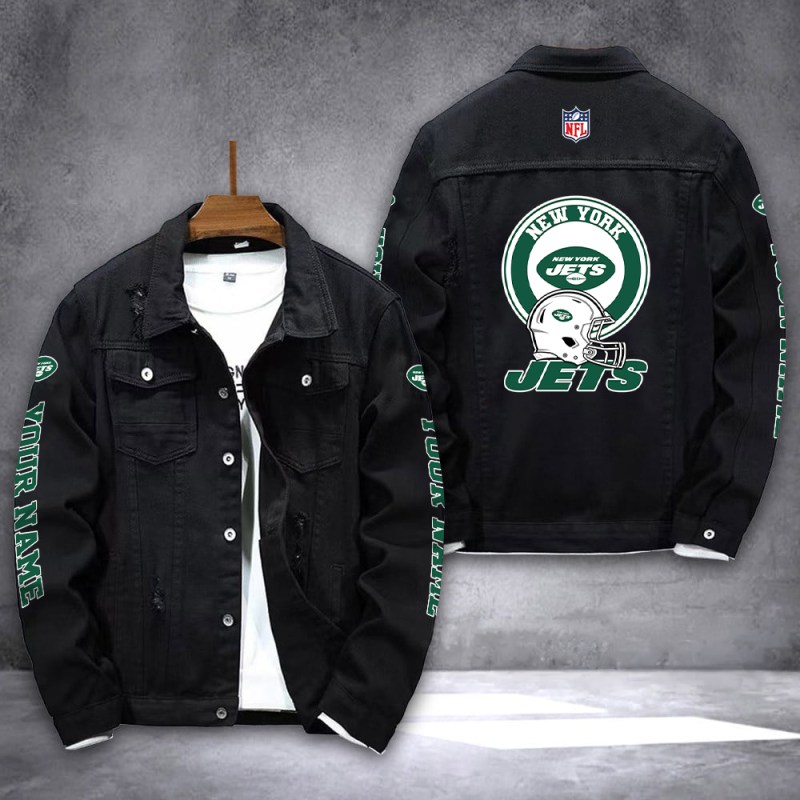 New York Jets Denim Jacket Image 2