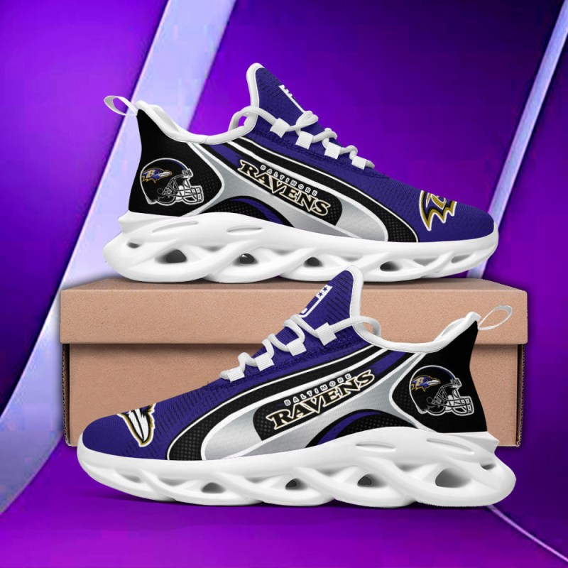 Baltimore Ravens Yezy Running Sneakers