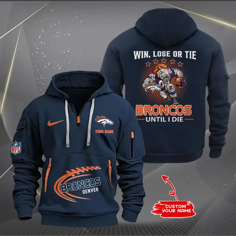 Denver Broncos Hoodie Detail