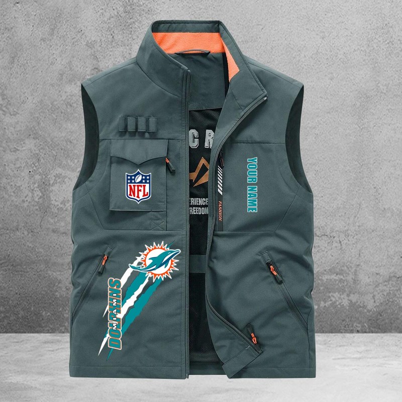 Stylish Miami Dolphins Vest for Any Occasion
