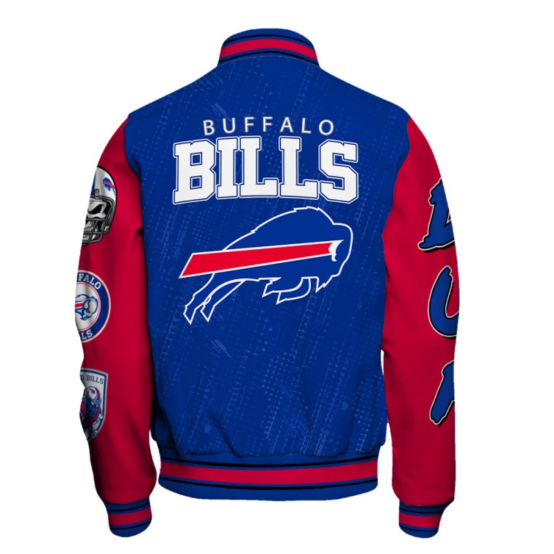 Buffalo Bills Varsity Jacket - Back View