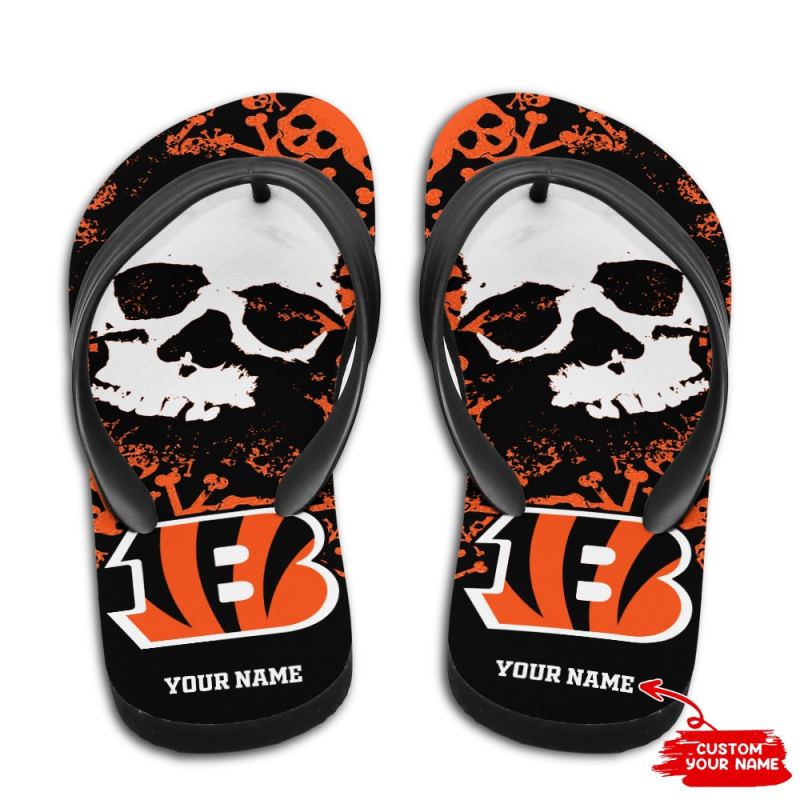 Cincinnati Bengals Personalized Summer Flip Flop