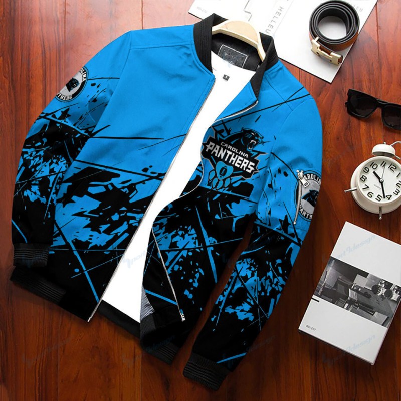 Carolina Panthers Bomber Jacket Design