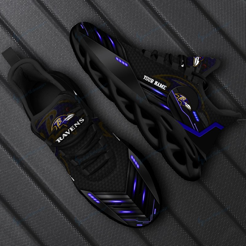 Baltimore Ravens Personalized Yezy Running Sneakers SPD227