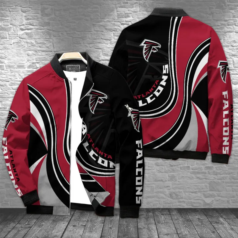 Atlanta Falcons Bomber Jacket Front