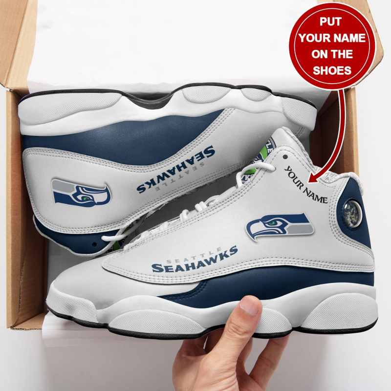 Seattle Seahawks JD13 Sneakers Side View