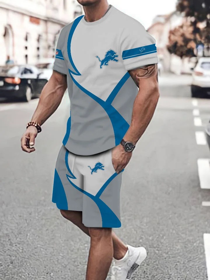 Detroit Lions T-shirt and Shorts