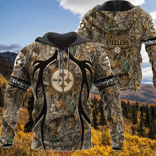Pittsburgh Steelers Realtree Hunting Camo Limited Hoodie