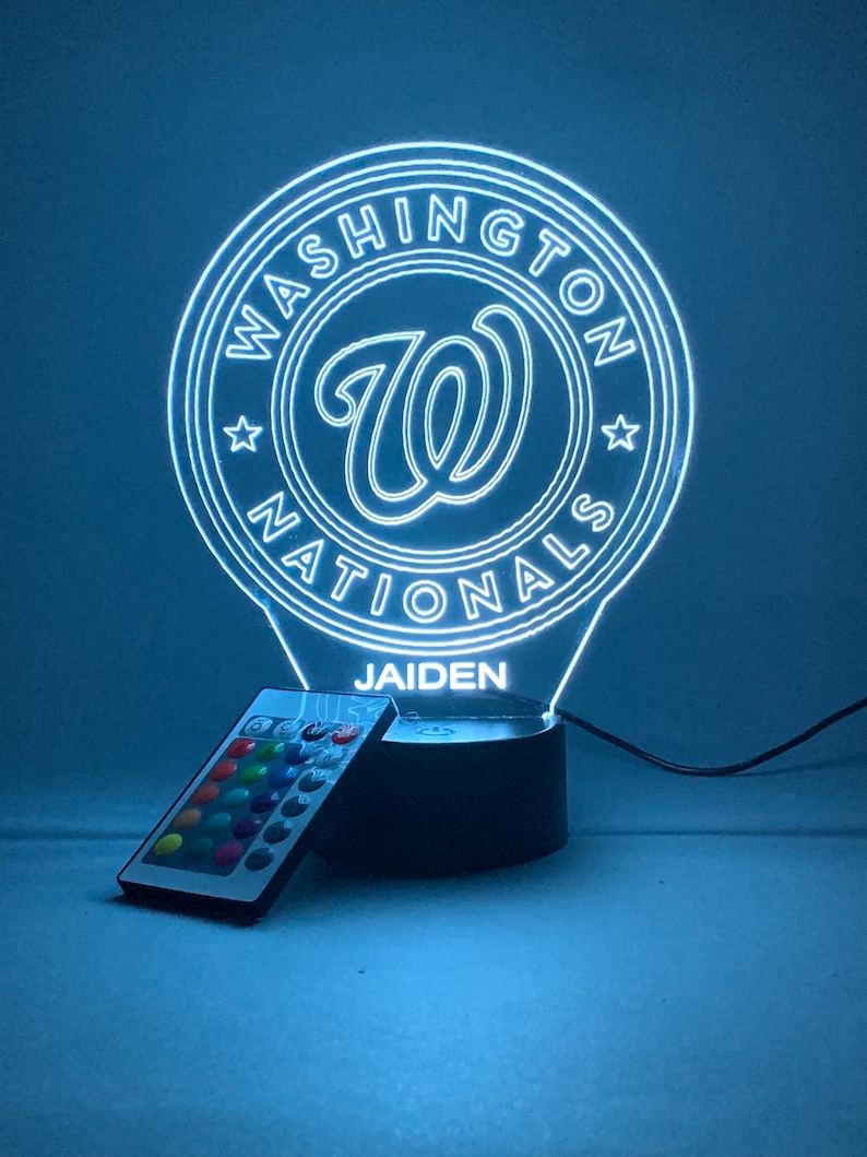 Washington Commanders LED Lamp with Remote