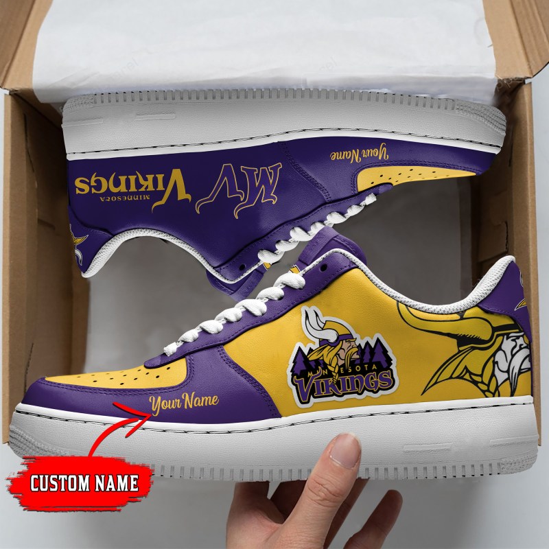 Minnesota Vikings Personalized AF1 Shoes
