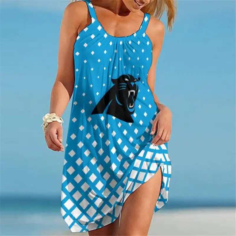 Carolina Panthers Beach Dress