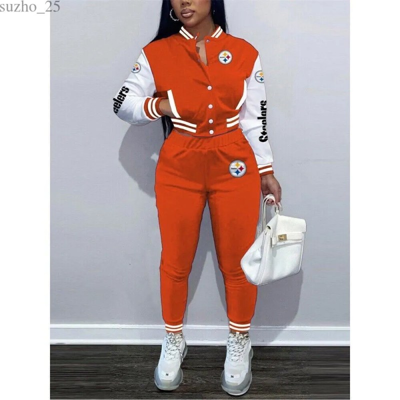 Pittsburgh Steelers Women's Varsity Jacket and Tracksuit
