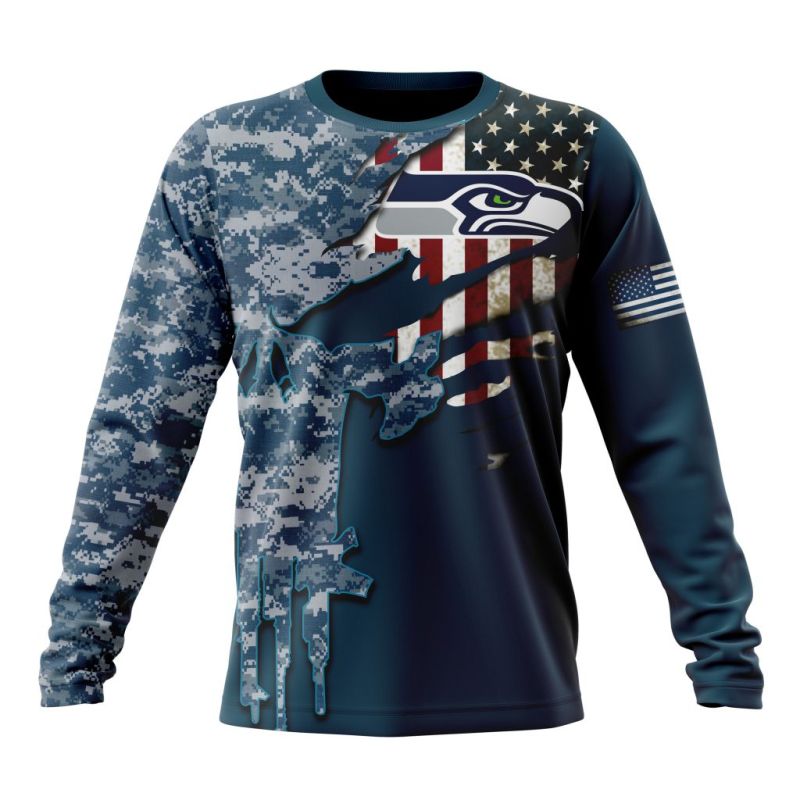 Seattle Seahawks Long Sleeve Hoodie