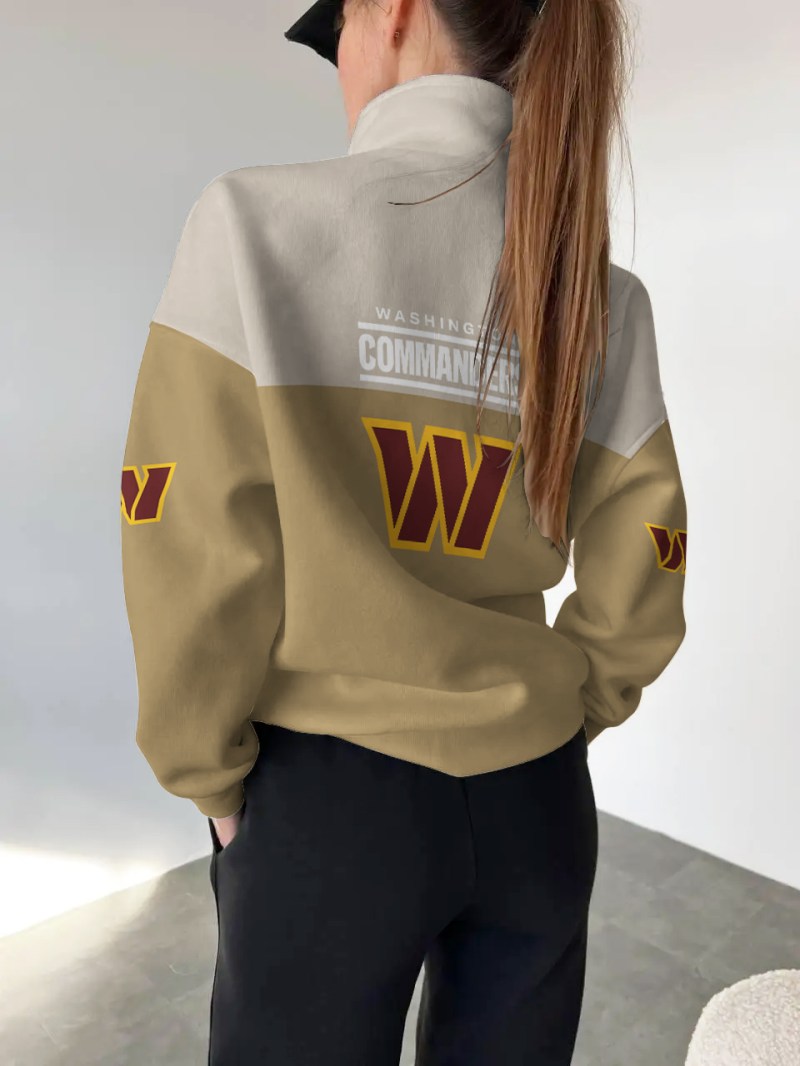 Washington Commanders Stand Collar Sweatshirt