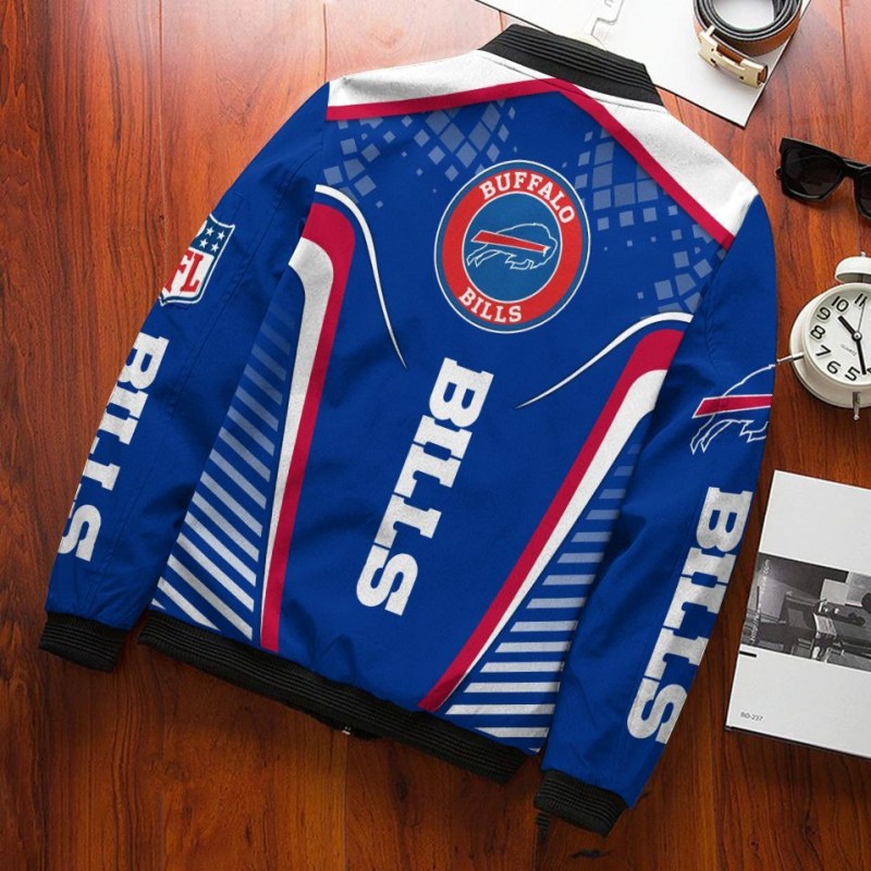 Buffalo Bills Bomber Jacket Back
