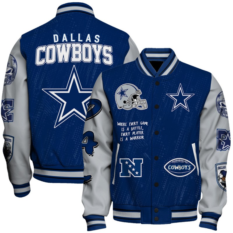 Dallas Cowboys Unisex Athletic Legacy Varsity Jacket
