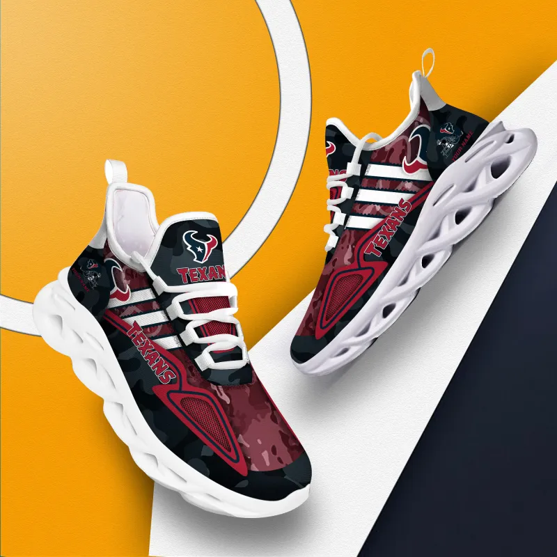 Houston Texans Yezy Sneakers - Top View