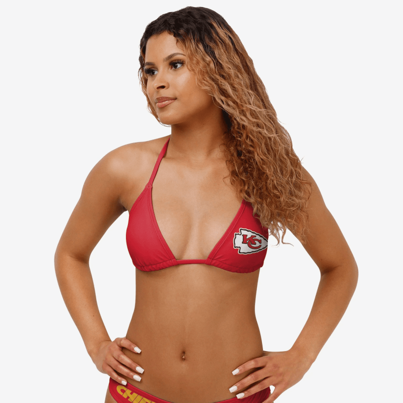 Kansas City Chiefs Women's Solid Logo Bikini