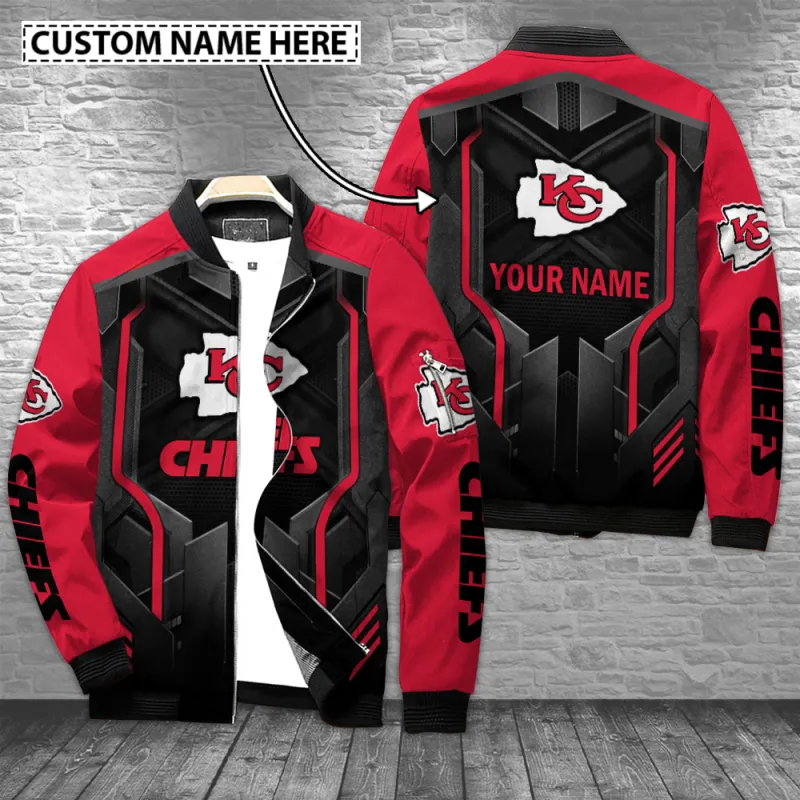 Kansas City Chiefs Personalized Bomber Jacket