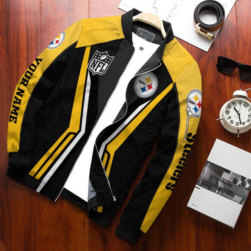 Pittsburgh Steelers Bomber Jacket Details