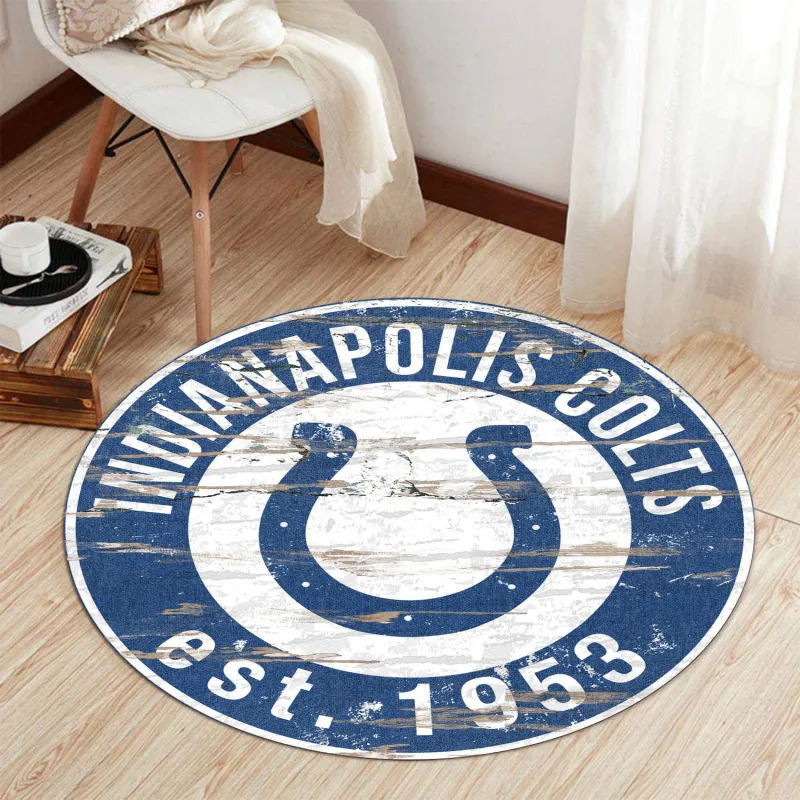 Indianapolis Colts Round Rug